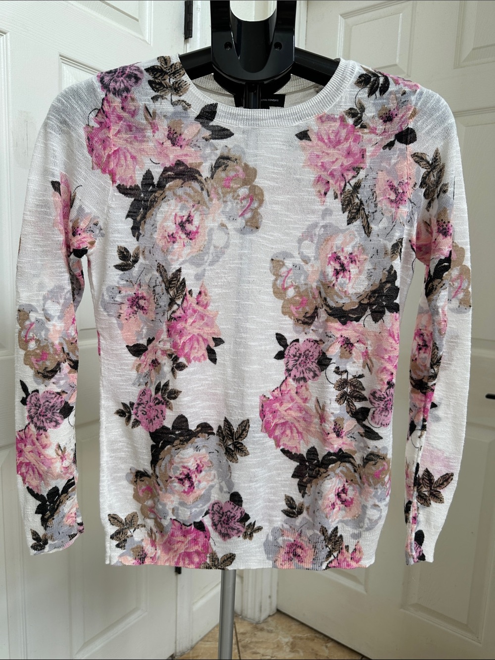 INC International Concepts Women’s Floral Long-Sleeve Top in Size M